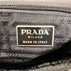 Prada Black Nylon Plastic Tote — view 4