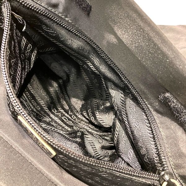 Prada Black Nylon Plastic Tote — view 9