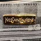 Saint Laurent Yves Vintage Black Leather Bag Handbag — view 4