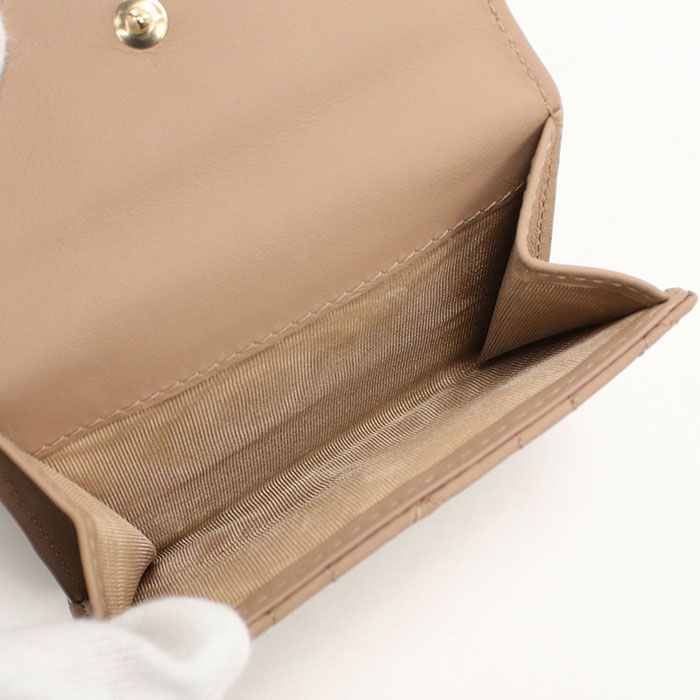 Dior Lotus Wallet Trifold Lambskin — view 5