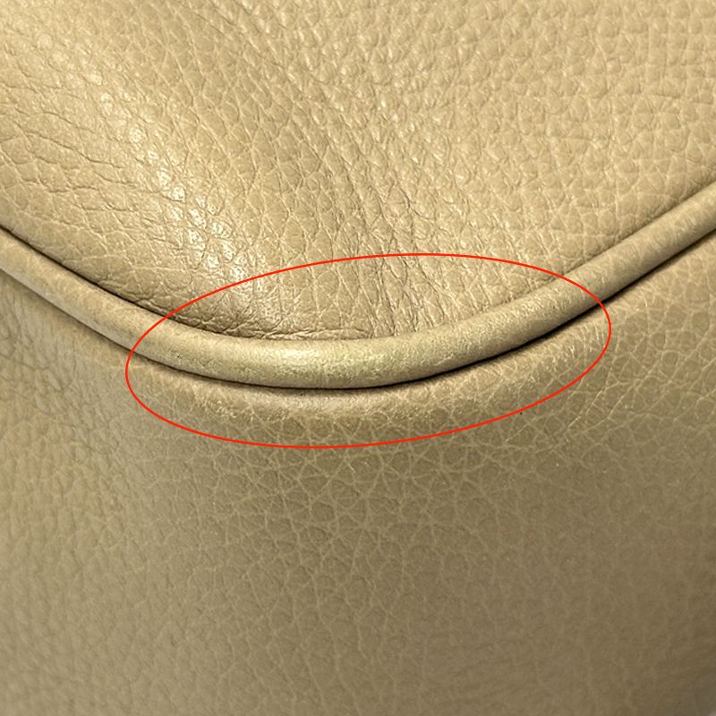 Gucci Interlocking Shoulder Bag Leather Soho Beige — view 9