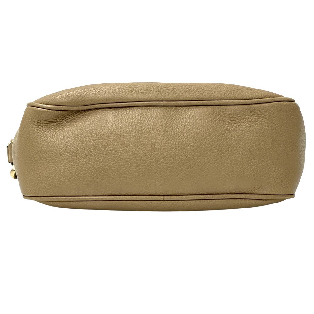 Gucci Interlocking Shoulder Bag Leather Soho Beige — view 3