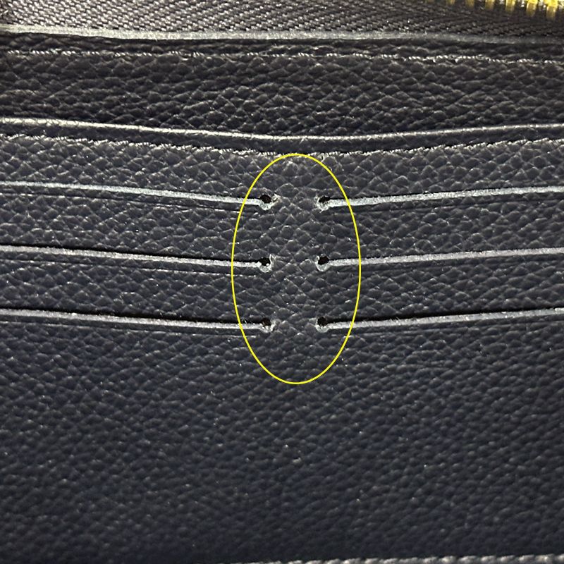 Louis Vuitton Wallet Monogram Empreinte Zippy Marine — view 8