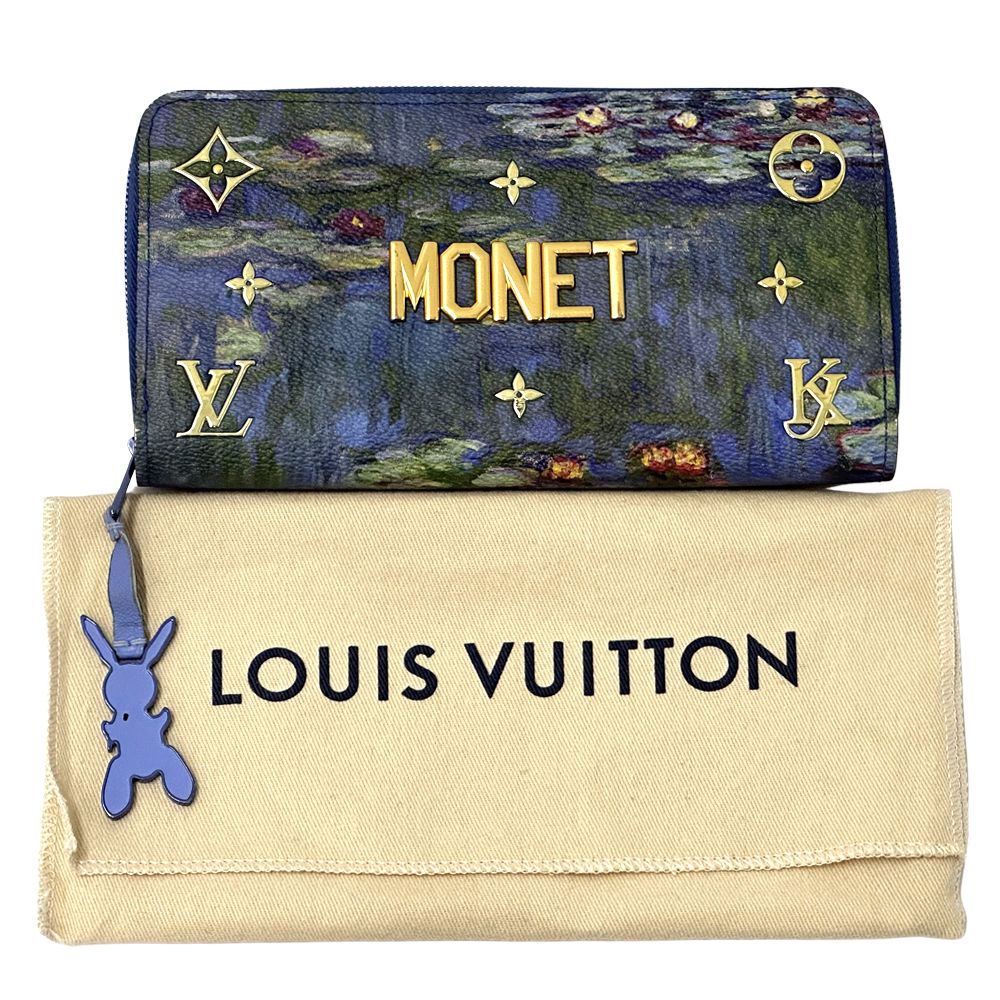 Louis Vuitton Wallet Clemence Zippy Blue — view 7