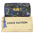 Louis Vuitton Wallet Clemence Zippy Blue — view 7