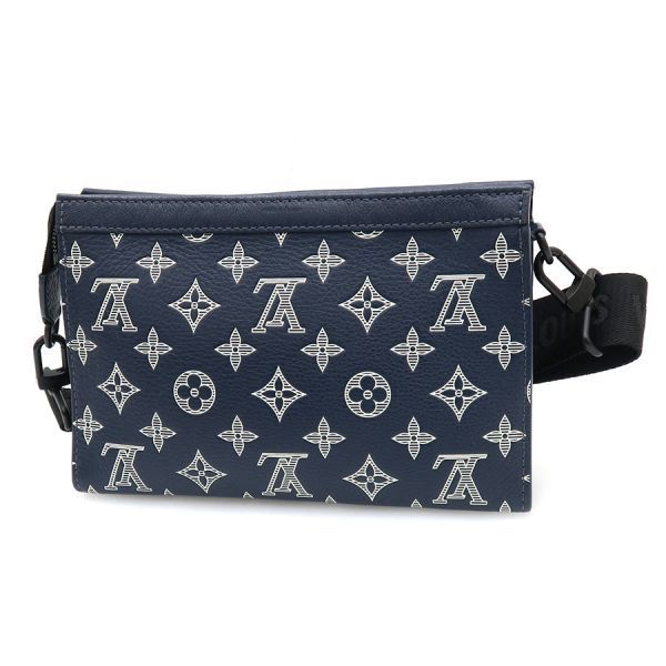 Louis Vuitton Gaston Wearable Wallet Navy Blue — view 2