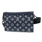 Louis Vuitton Gaston Wearable Wallet Navy Blue — view 2