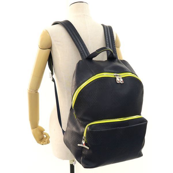 Louis Vuitton Damier Infini Backpack Navy Blue — view 9