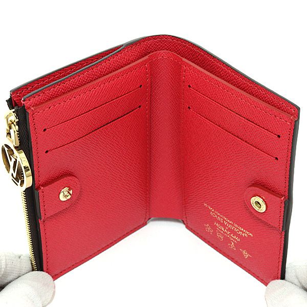 Louis Vuitton LV TM Portefeuille Lisa Monogram Cherry Bifold Brown Multicolor — view 2