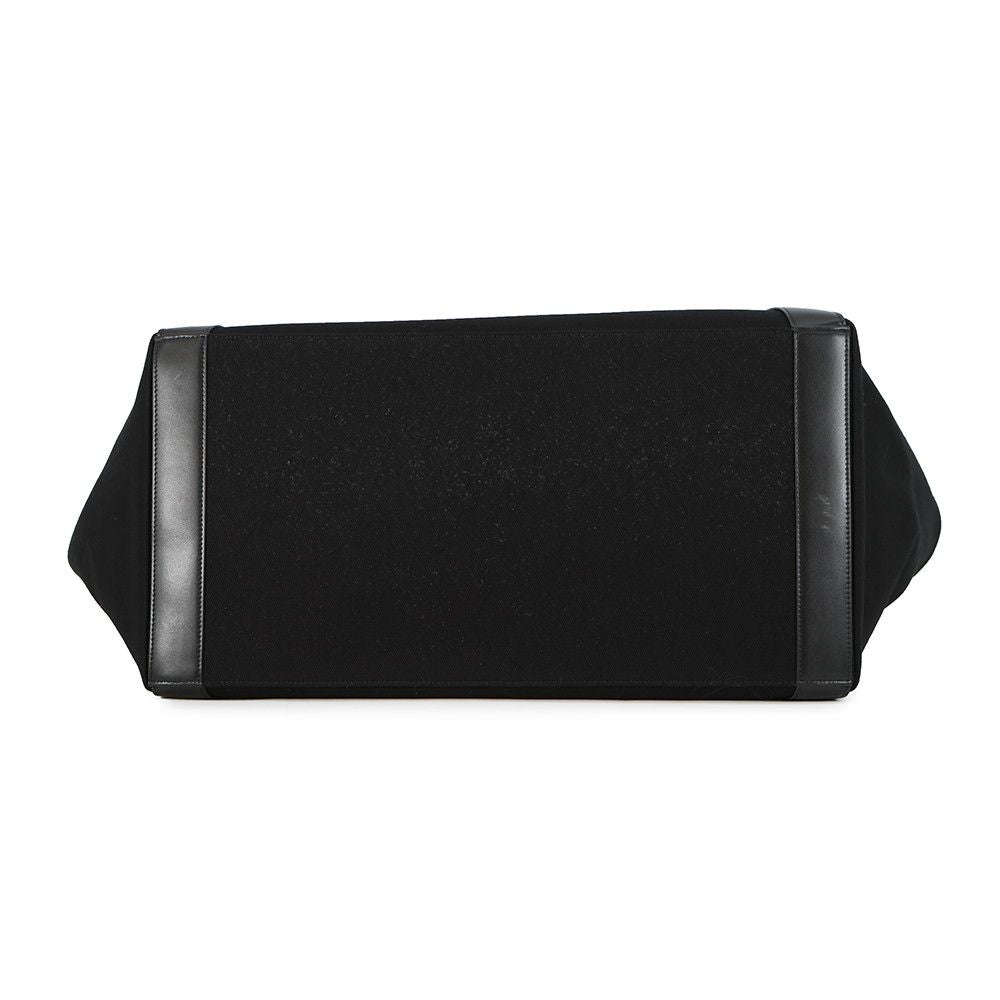 Saint Laurent Paris Tote Rive Gauche Canvas Black — view 3