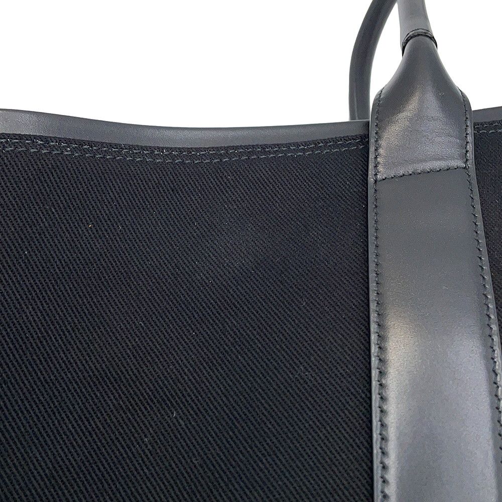 Saint Laurent Paris Tote Rive Gauche Canvas Black — view 9