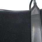 Saint Laurent Paris Tote Rive Gauche Canvas Black — view 9
