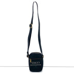 Gucci Shoulder Bag Logo Print Black — view 2