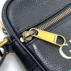 Gucci Shoulder Bag Logo Print Black — view 5