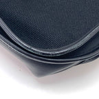 Hermes Evelyne Toile Hunter Shoulder Bag Black — view 8