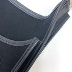 Hermes Evelyne Toile Hunter Shoulder Bag Black — view 9