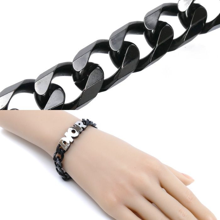 Dior Metal CD Icon Chain Link Bracelet — view 4