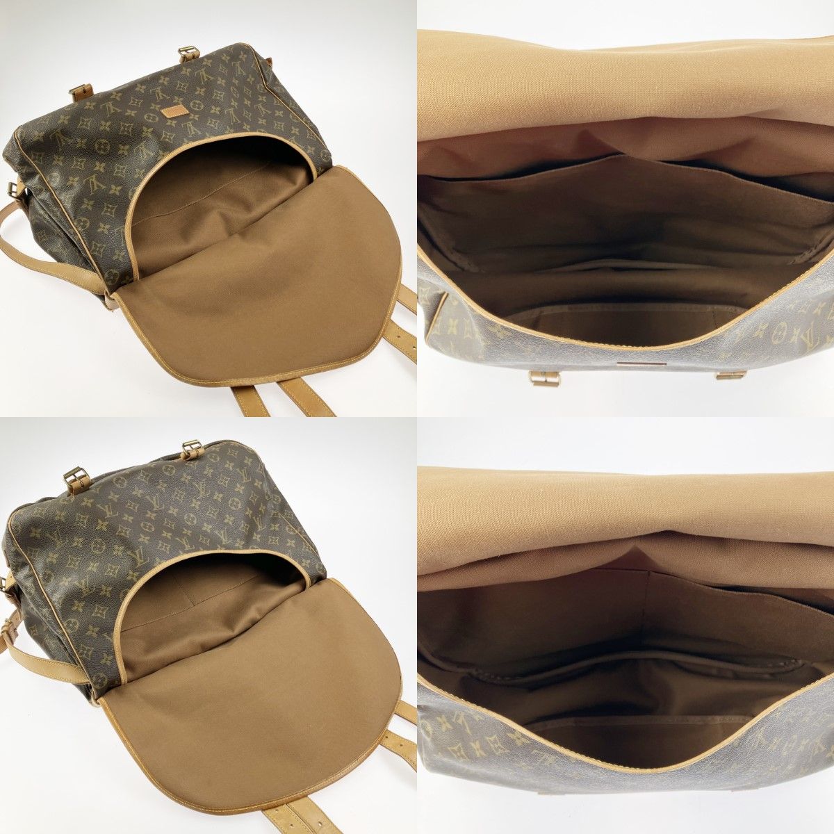 Louis Vuitton Shoulder Bag Monogram Saumur 43 — view 9