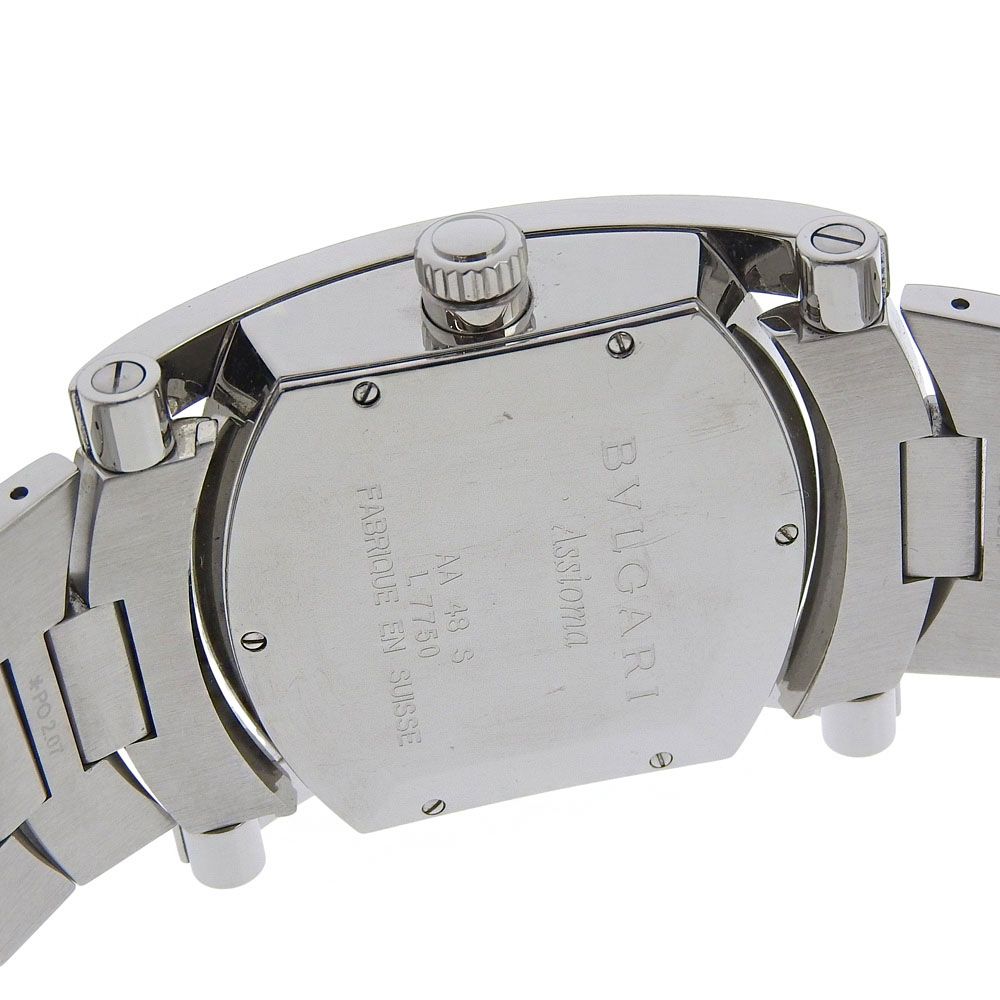 Bvlgari Ashoma Stainless Steel Silver Automatic Winding Analog Display Watch — view 6