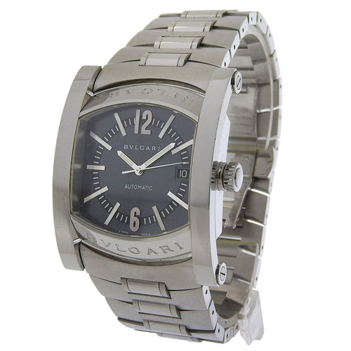 Bvlgari Ashoma Stainless Steel Silver Automatic Winding Analog Display Watch — view 2