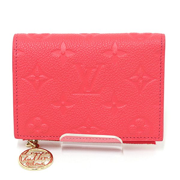Louis Vuitton Portefeuille Lisa Monogram Empreinte Strawberry Pink — view 5