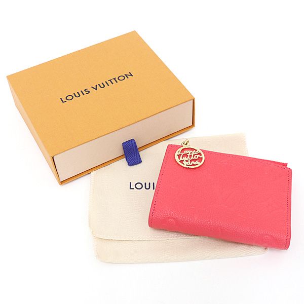 Louis Vuitton Portefeuille Lisa Monogram Empreinte Strawberry Pink — view 6