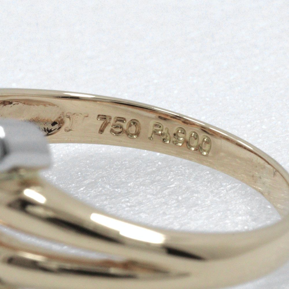 Celine Macadam 18K Yellow Gold Diamond Ring — view 4