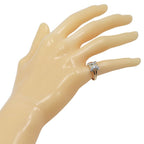 Celine Macadam 18K Yellow Gold Diamond Ring