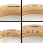 Hermes Ring Kelly Clochette MM Cadena Rock Motif Half Circle Pave — view 4
