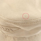 Prada Bucket Hat Logo Embroidery XL Beige — view 7