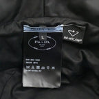 Prada Triangle Logo Bucket Hat Black — view 4