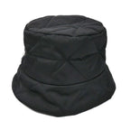 Prada Triangle Logo Bucket Hat Black — view 2
