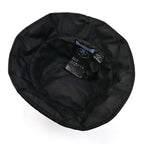 Prada Triangle Logo Bucket Hat Black — view 3