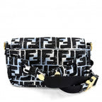 Fendi 2-Way Zucca Shoulder Bag Crossbody Joshua Vides Blue Black White — view 2