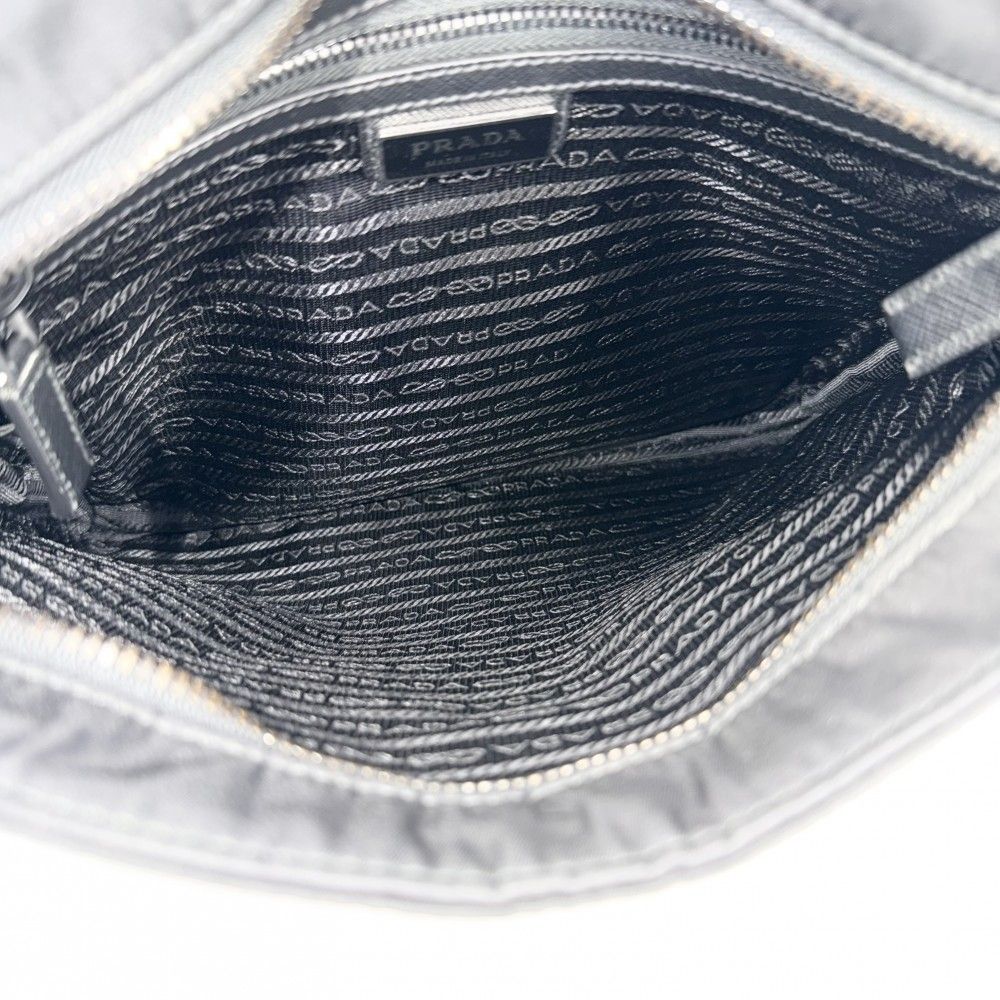 Prada Shoulder Bag Crossbody Triangle Logo Re — view 4