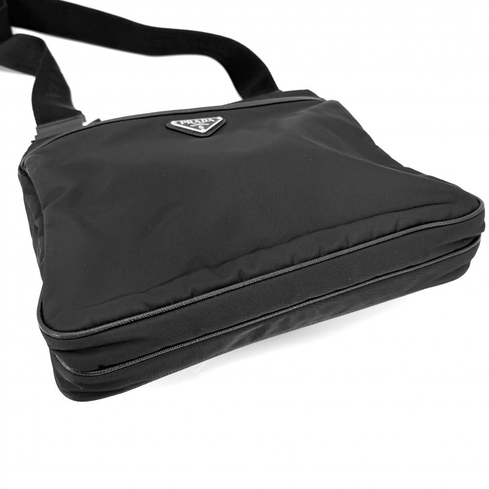 Prada Shoulder Bag Crossbody Triangle Logo Re — view 3