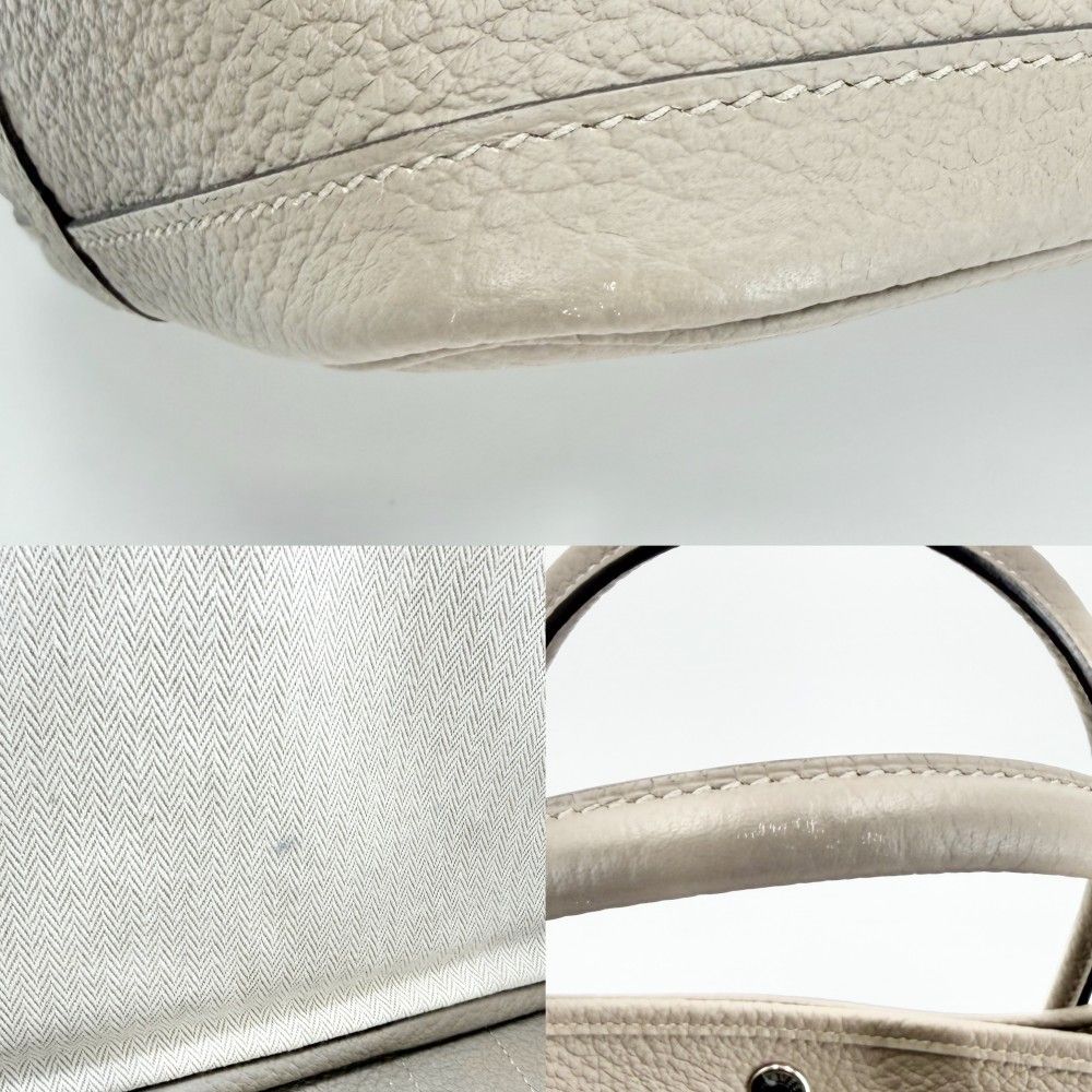 Hermes Handbag Garden Party PM Tote Leather Beige — view 6