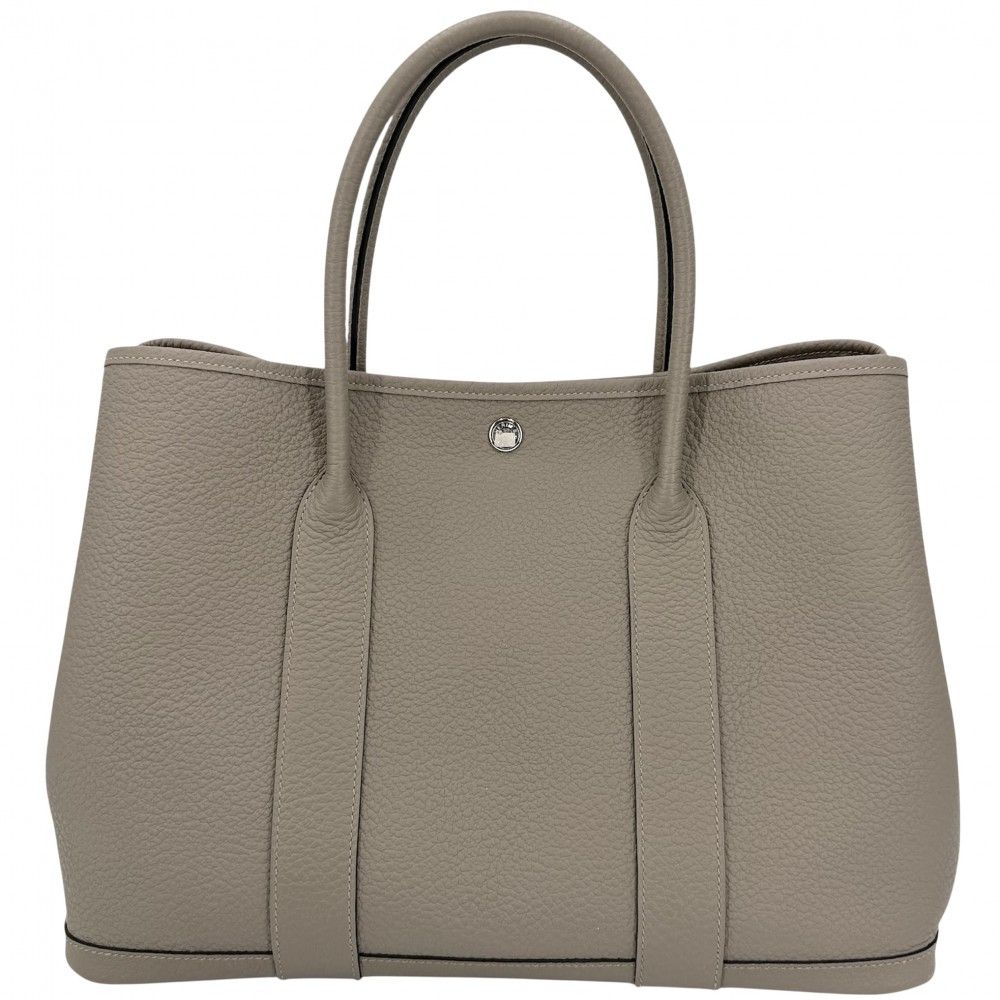 Hermes Handbag Garden Party PM Tote Leather Beige — view 2
