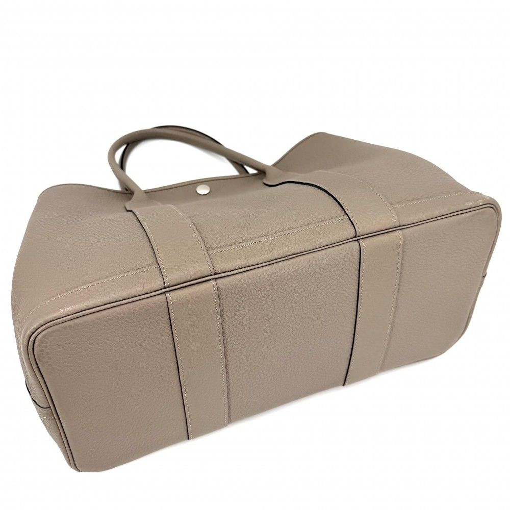 Hermes Handbag Garden Party PM Tote Leather Beige — view 3