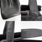 Chanel Handbag Quilted CC Logo Tote Shoulder Lambskin — view 8