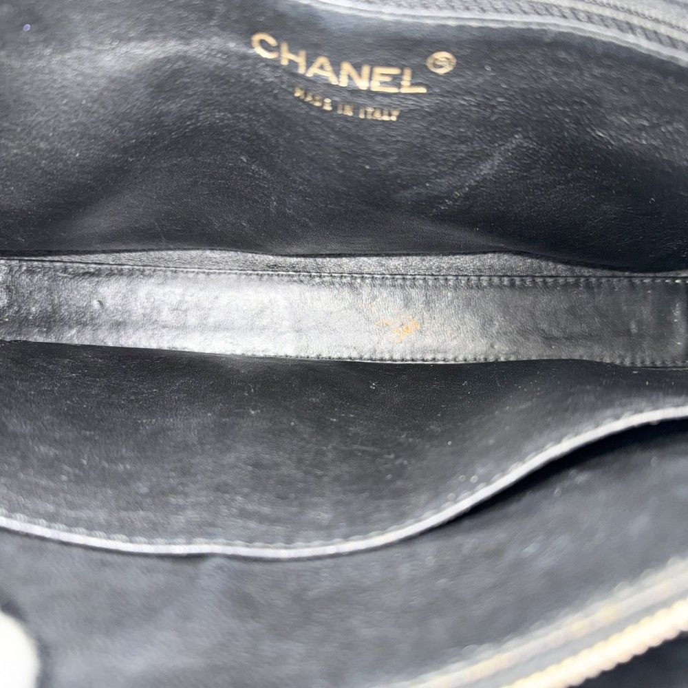 Chanel Handbag Quilted CC Logo Tote Shoulder Lambskin — view 4