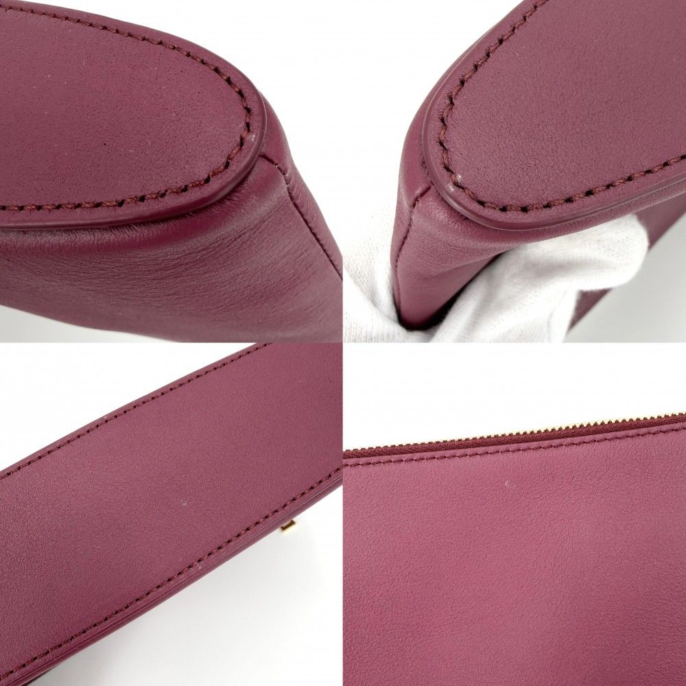 Loewe Clutch Oblong Pouch Second Ply Crimson Bordeaux — view 6