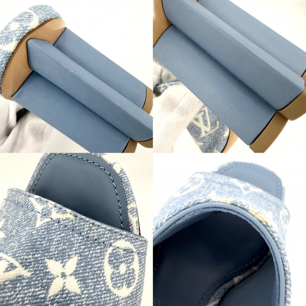 Louis Vuitton Sandals Monogram Denim — view 9