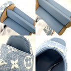 Louis Vuitton Sandals Monogram Denim — view 9