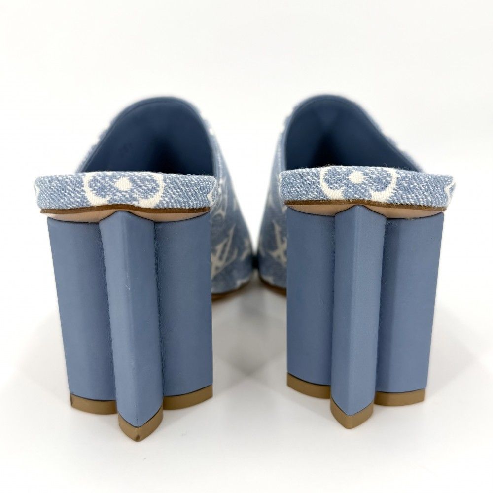 Louis Vuitton Sandals Monogram Denim — view 4