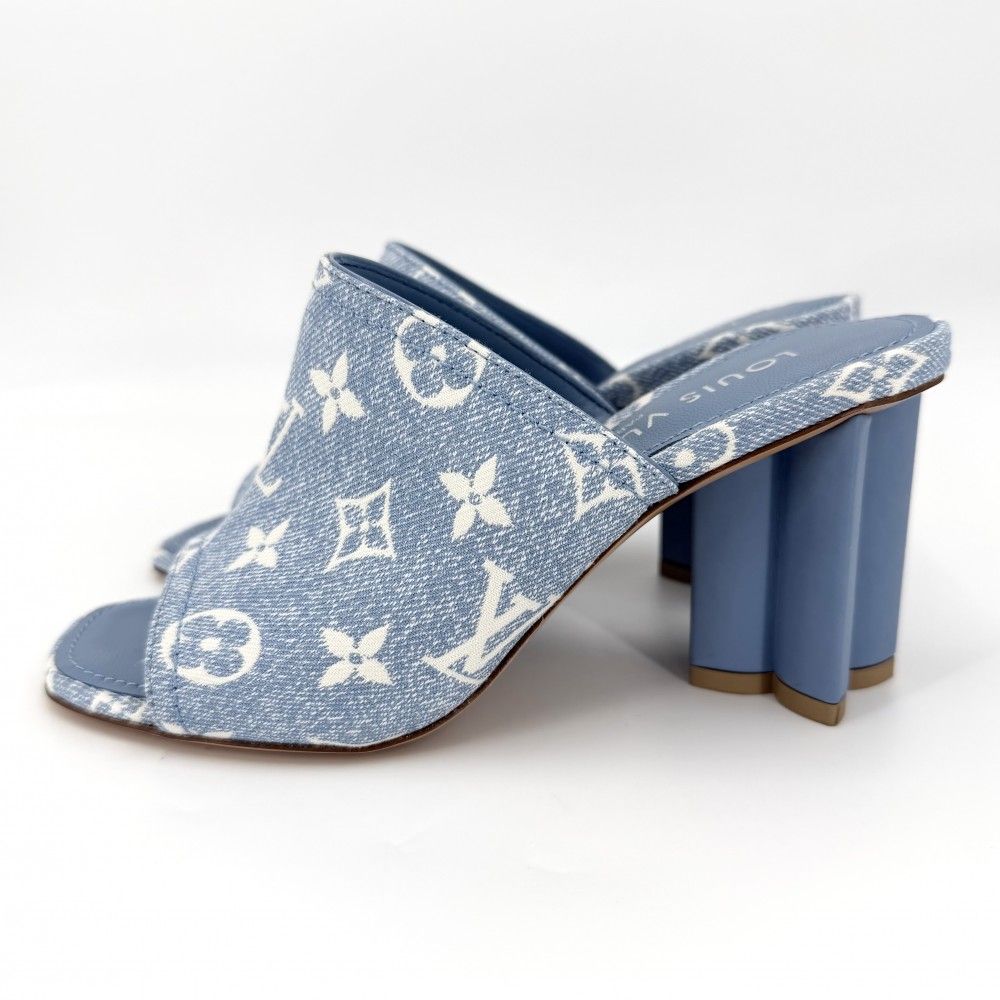 Louis Vuitton Sandals Monogram Denim — view 2