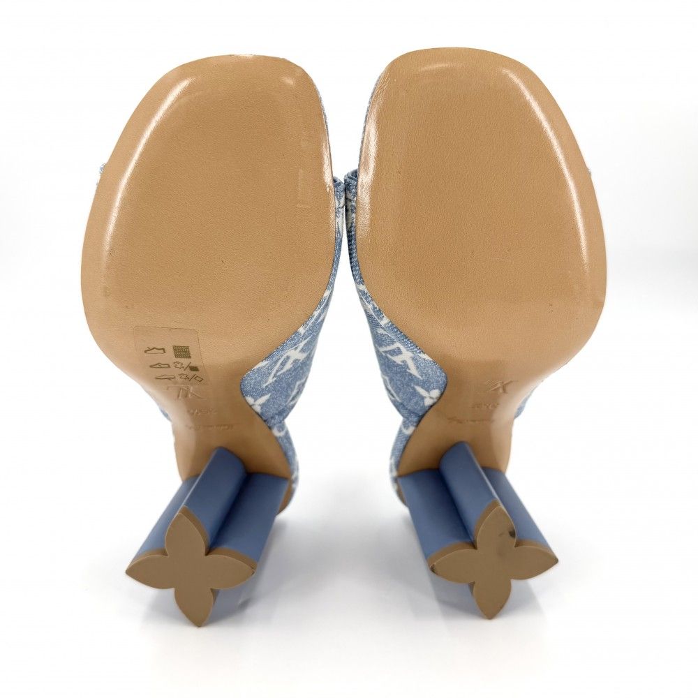 Louis Vuitton Sandals Monogram Denim — view 5