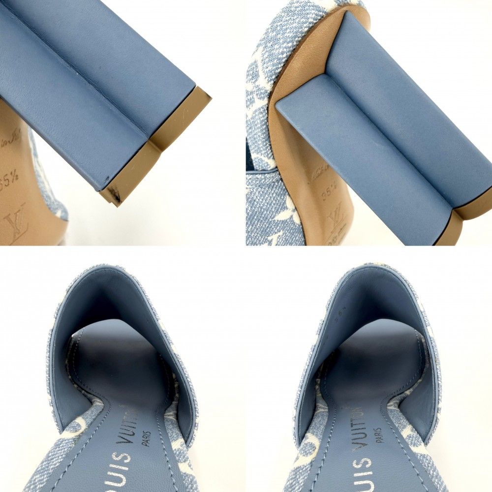 Louis Vuitton Sandals Monogram Denim — view 8