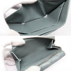 Bottega Veneta Trifold Wallet Intrecciato Gray Leather — view 6