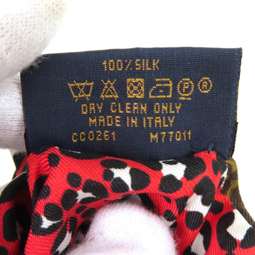 Louis Vuitton Scrunchie Mindful Silk Monogram Leopard Pattern — view 5